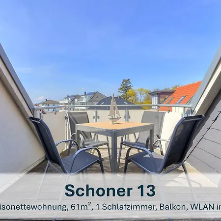 Peenemuende, Seglerhafen St Schoner 7, 13, 14 Apartmán *